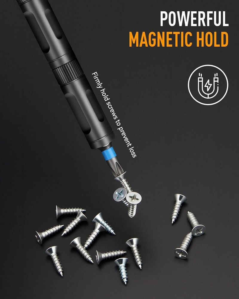 KELIN Magnetic Ratchet Screwdriver Set, 43 in 1 T Handle Ratchet Screwdriver Kits with S2 Steel Bits, Ratcheting Screwdriver for Home Daily Repair, DIY Projects, Ideal Gift for Men Husband - Image 3